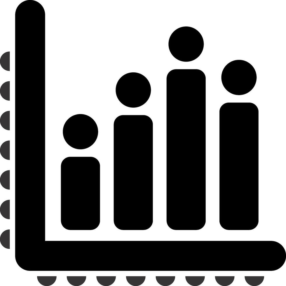 Bar Chart Vector Icon