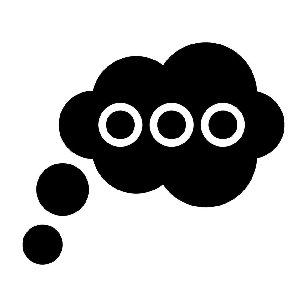 Thinking Vector Icon