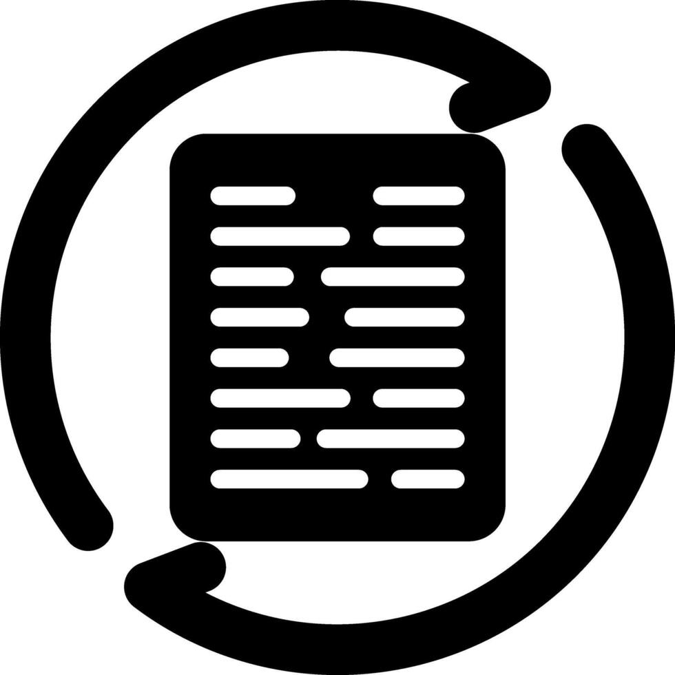 Document Synchronization Vector Icon 39121070 Vector Art at Vecteezy