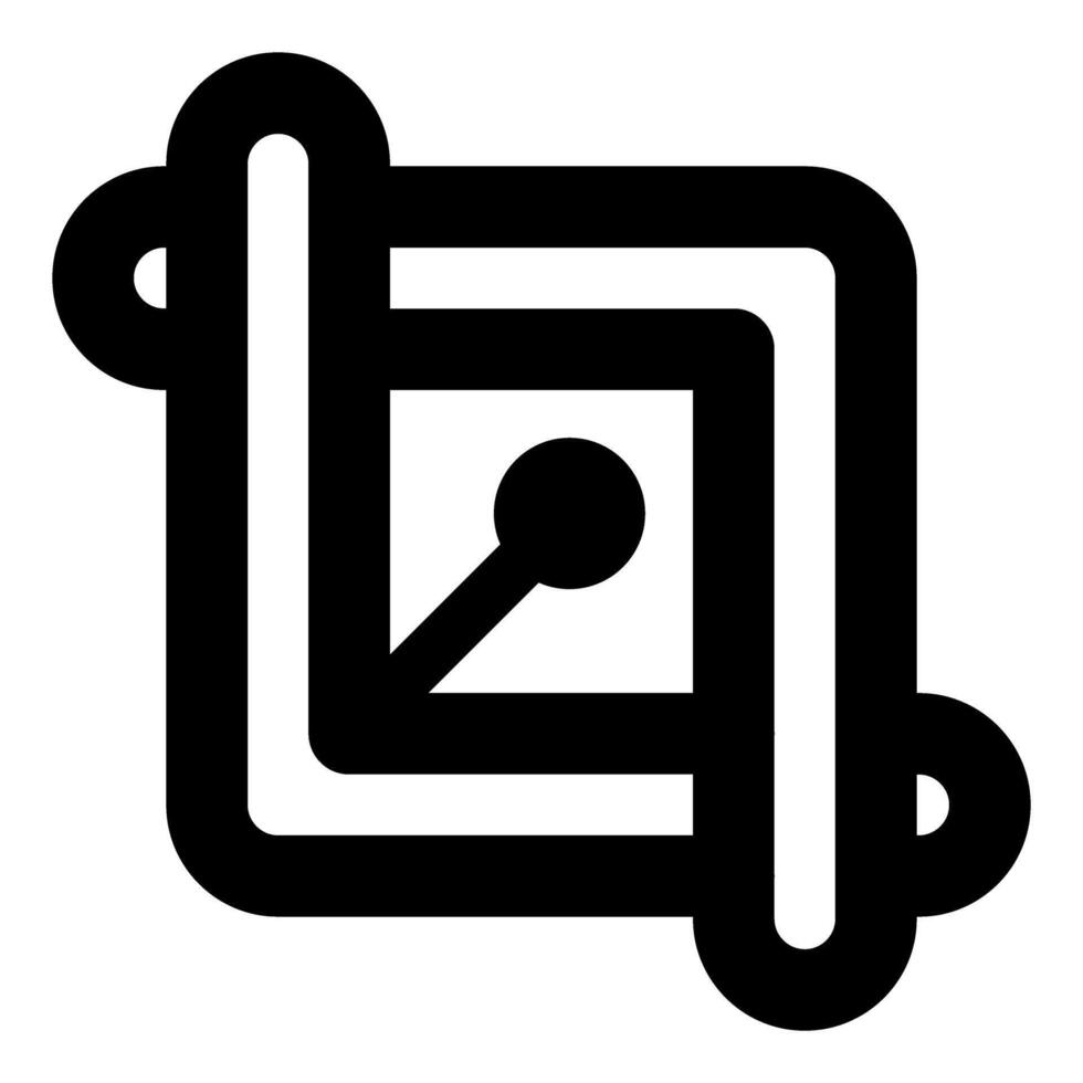 Crop Vector Icon