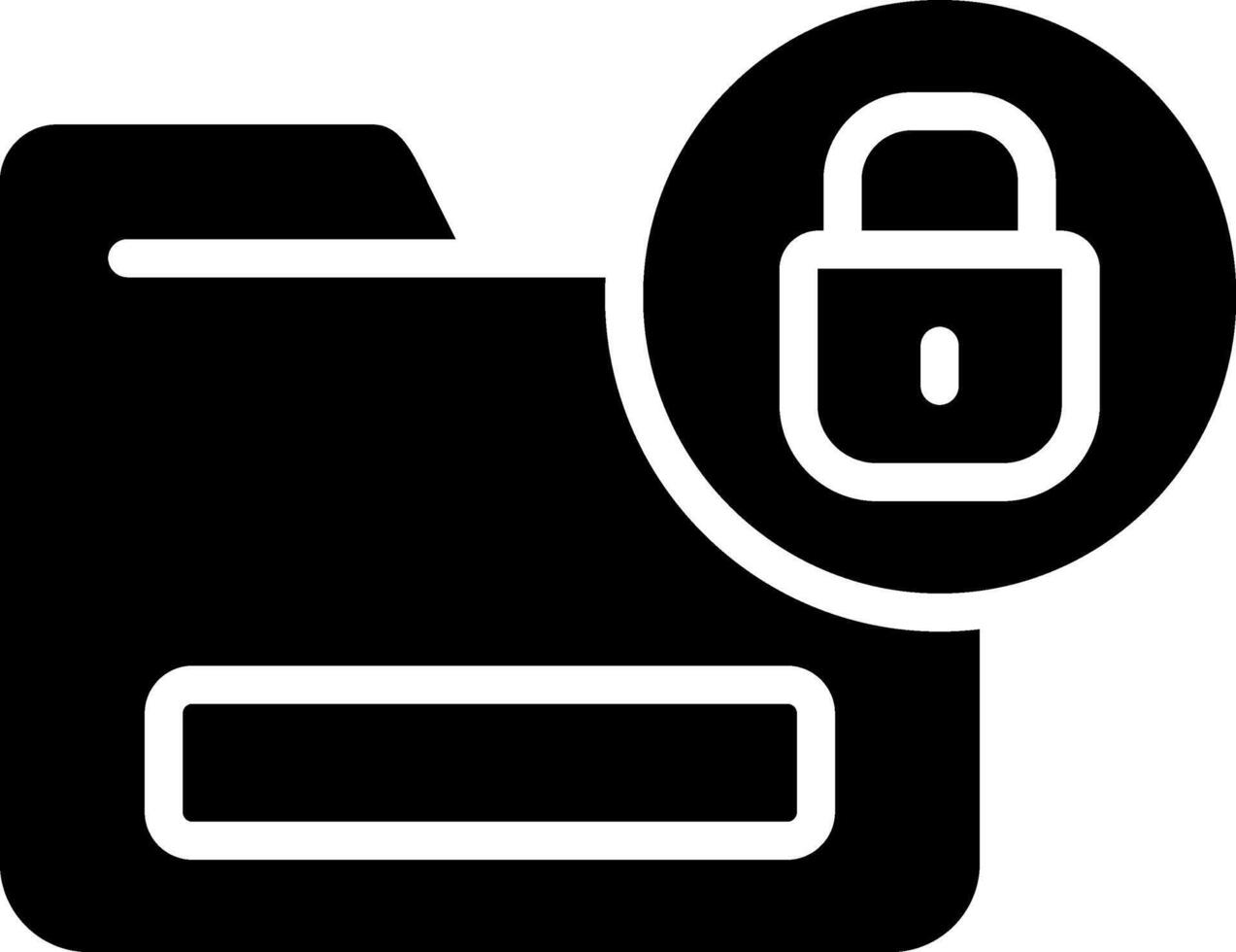 icono de vector de seguridad de documento