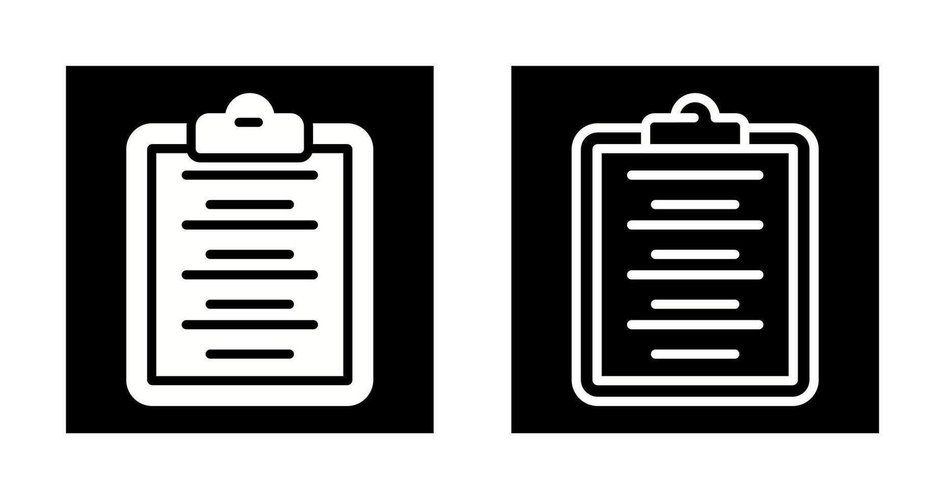 Writing Pad Vector Icon