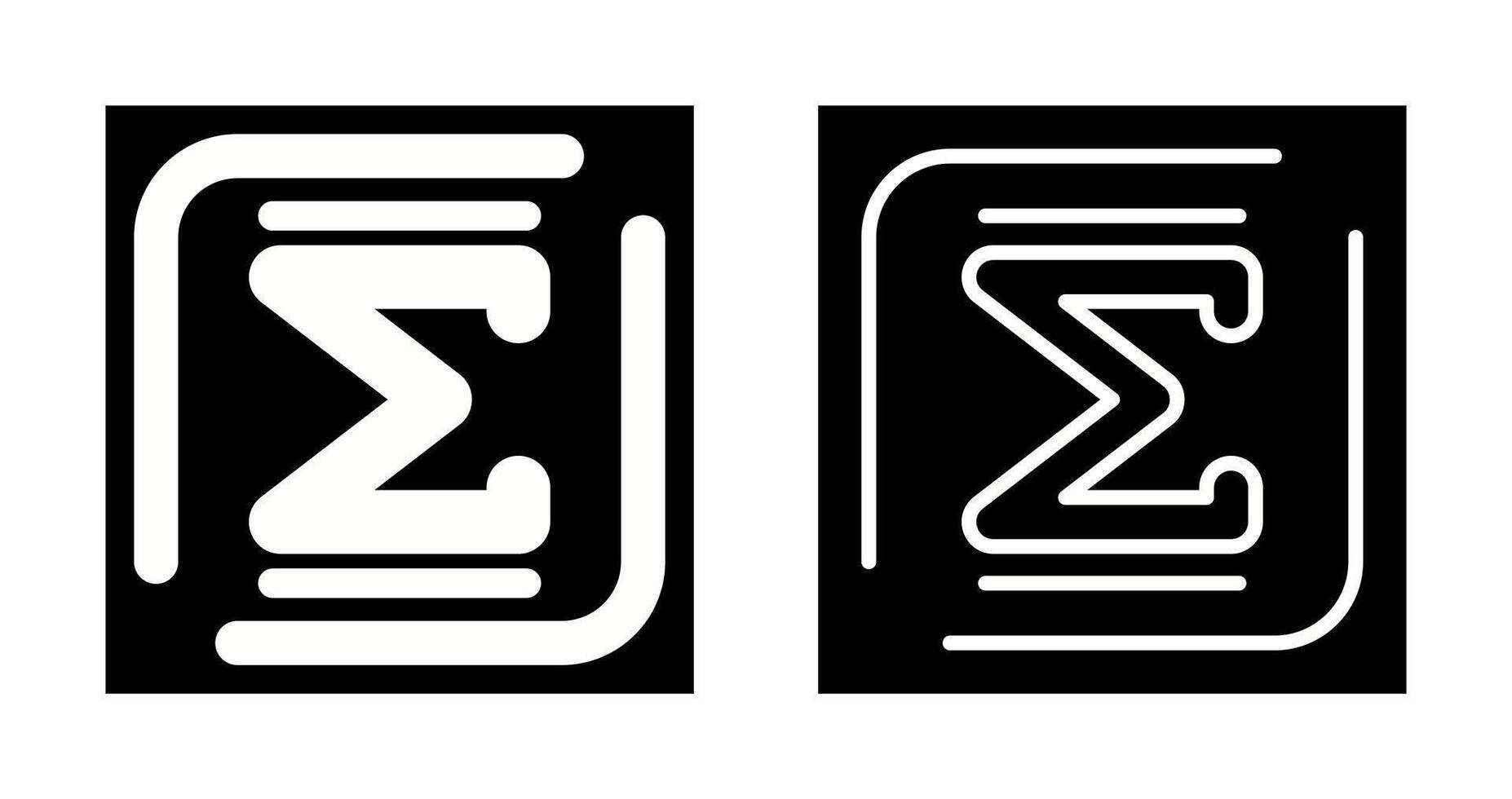 Summation Vector Icon