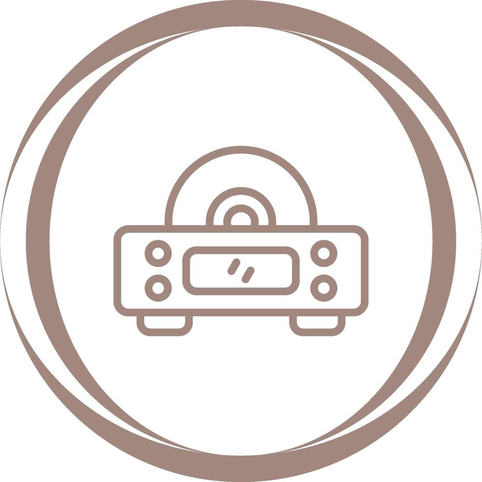 Cd Player Vector Icon