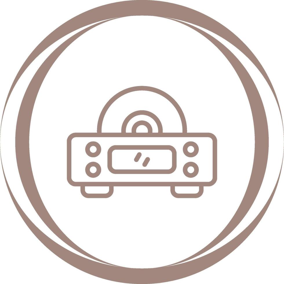 Cd Player Vector Icon