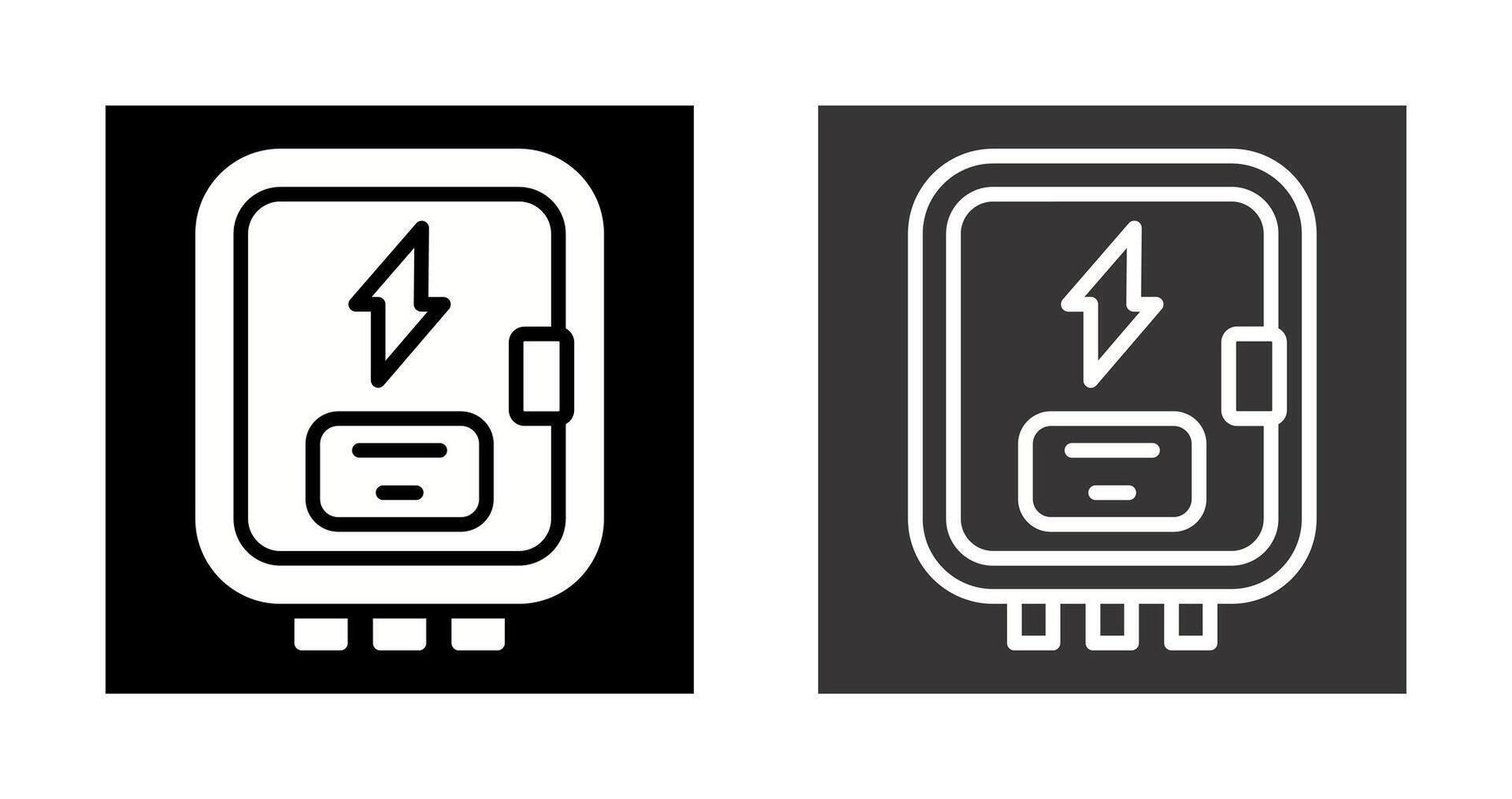 icono de vector de panel eléctrico