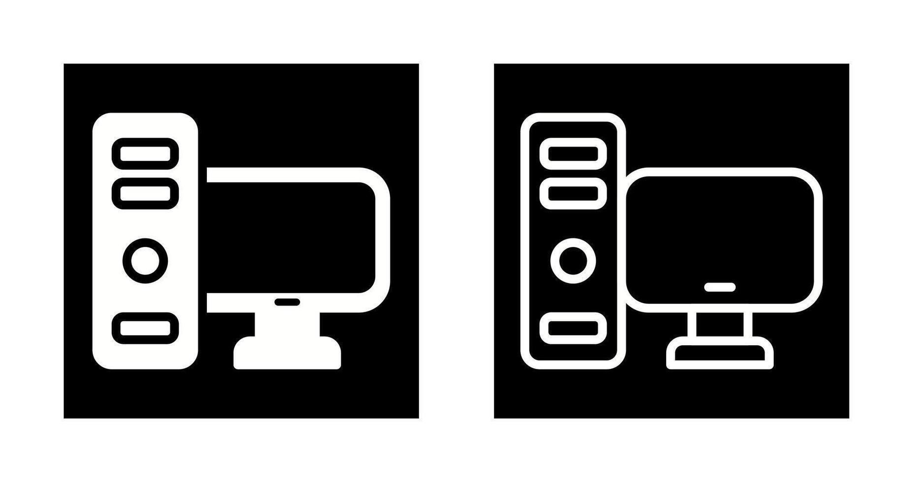 Computer Vector Icon
