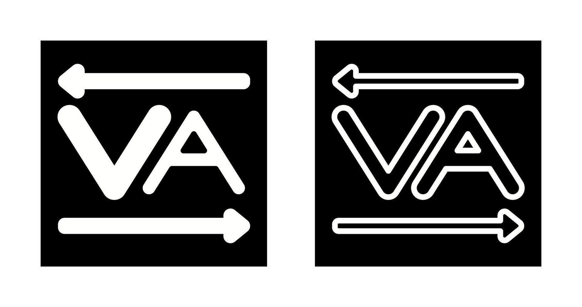 Kerning Vector Icon