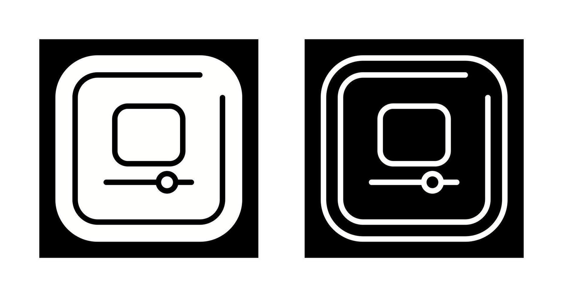 Video Stop Square Vector Icon