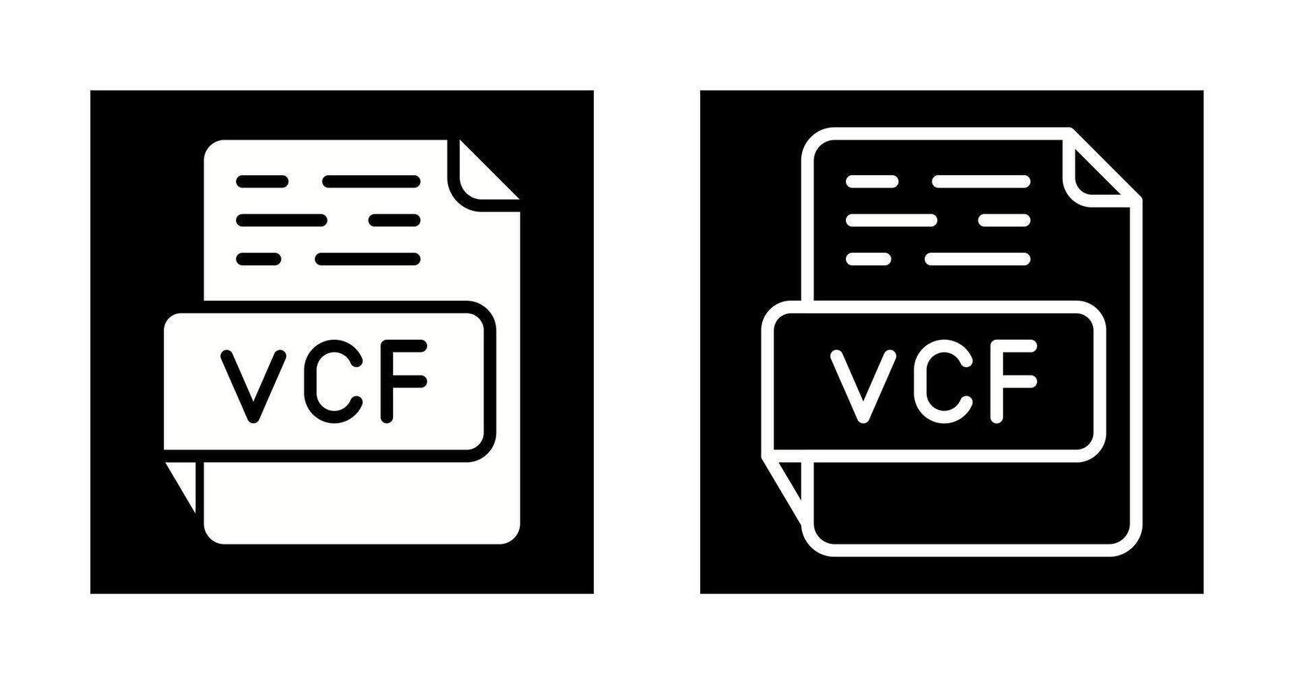 VCF Vector Icon