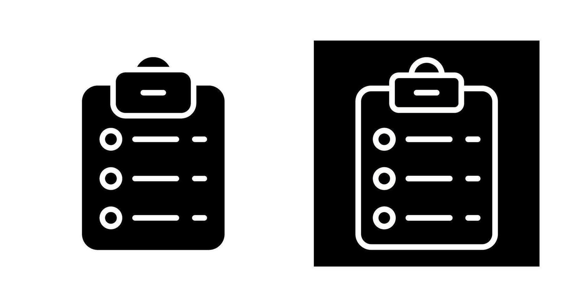 List Check Vector Icon