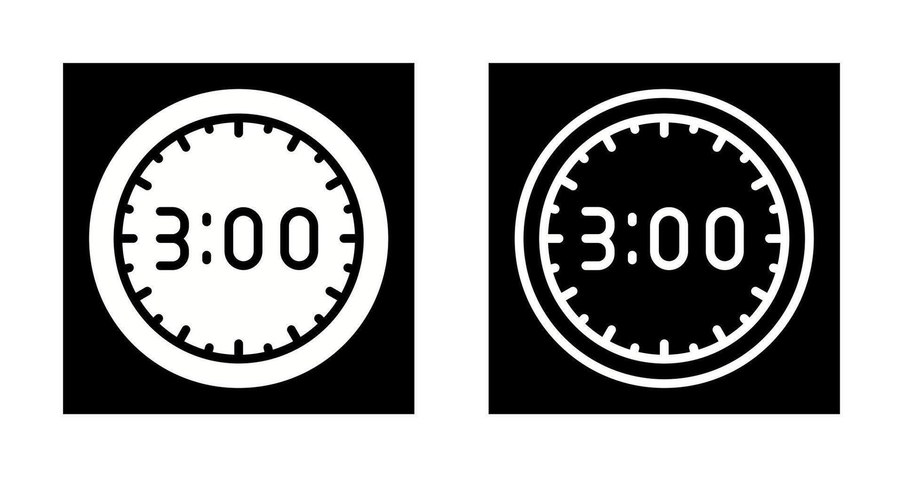 Clock Vector Icon