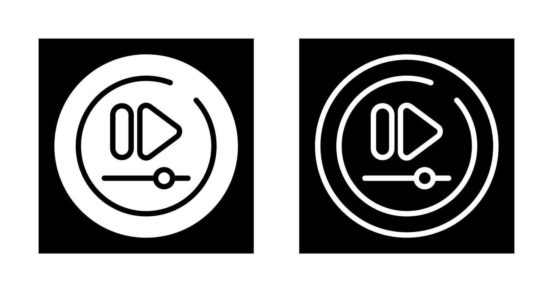 Video Fast Forward Vector Circle
