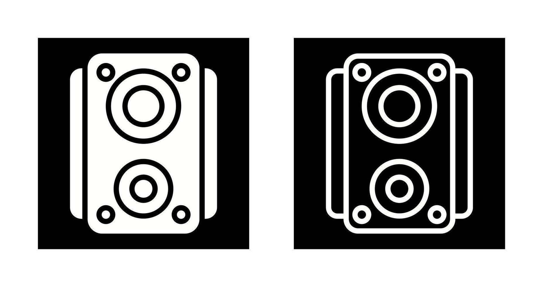 icono de vector de altavoz