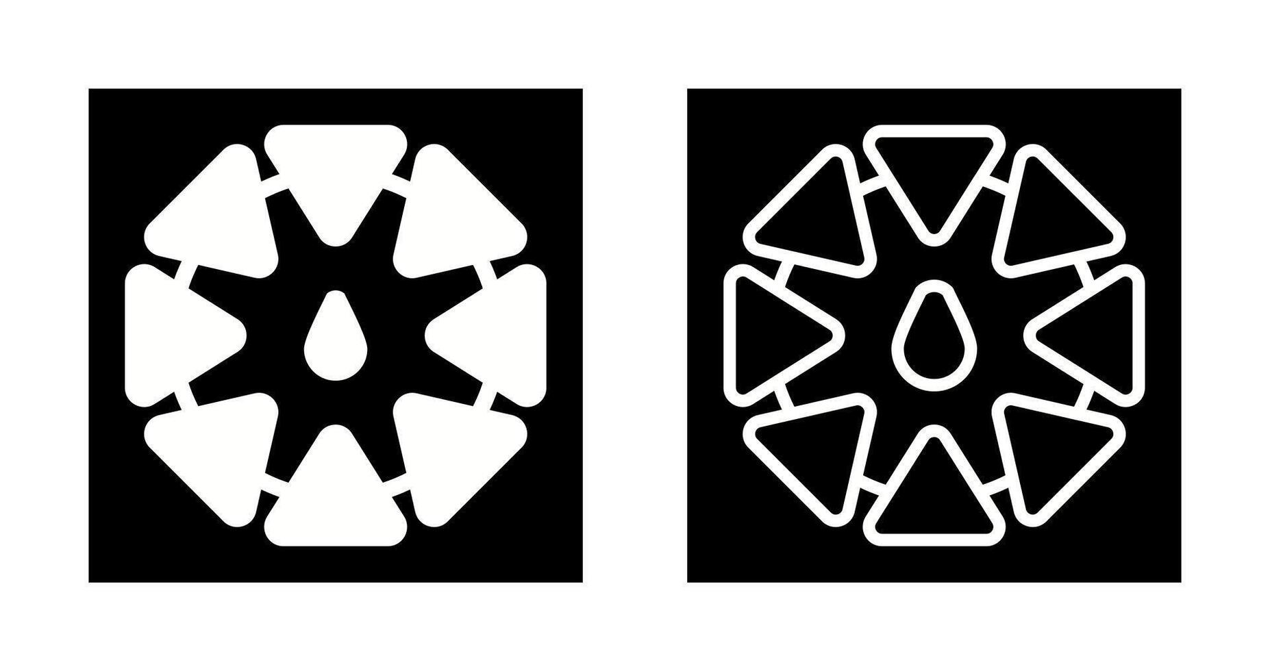 Color Wheel Vector Icon