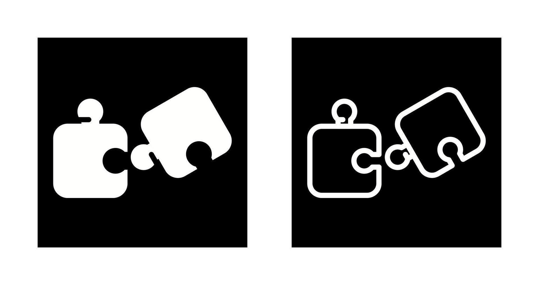 Jigsaw puzzle Vector Icon
