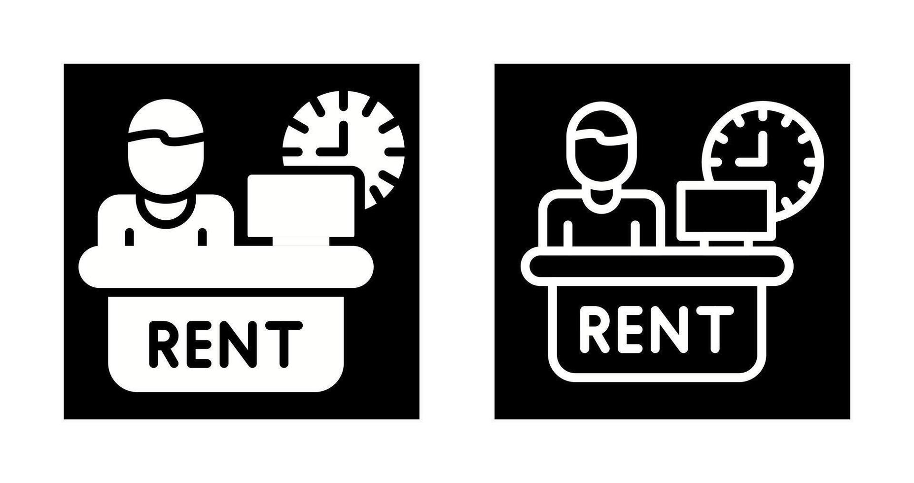 Rental Service Vector Icon