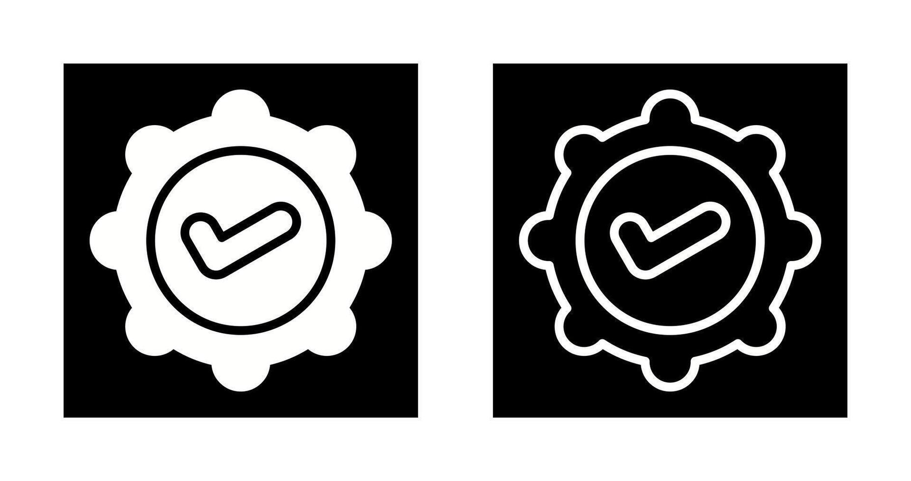 Badge Check Vector Icon