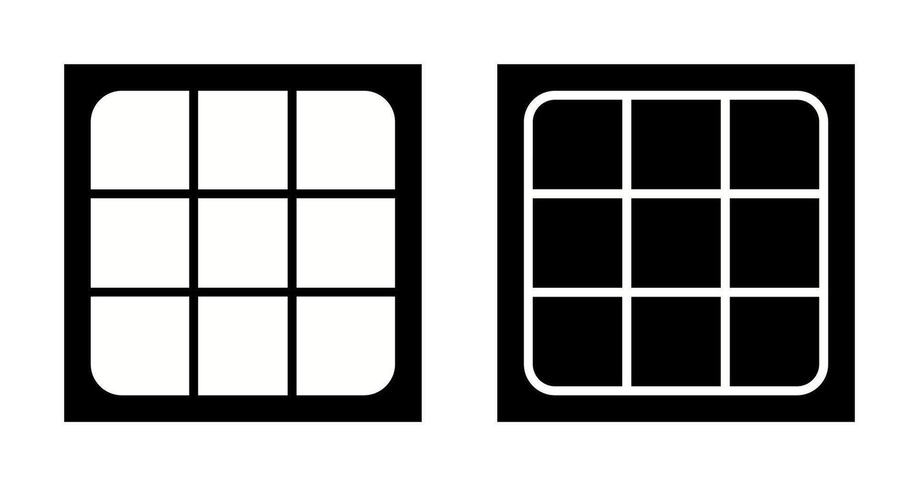 de rubik cubo vector icono