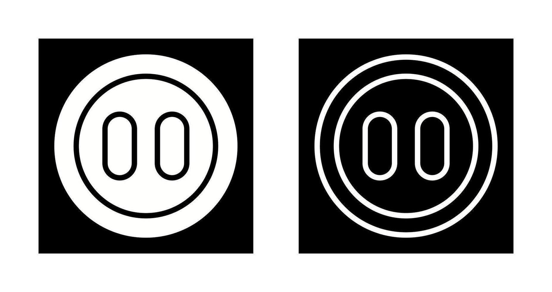 Pause Vector Icon