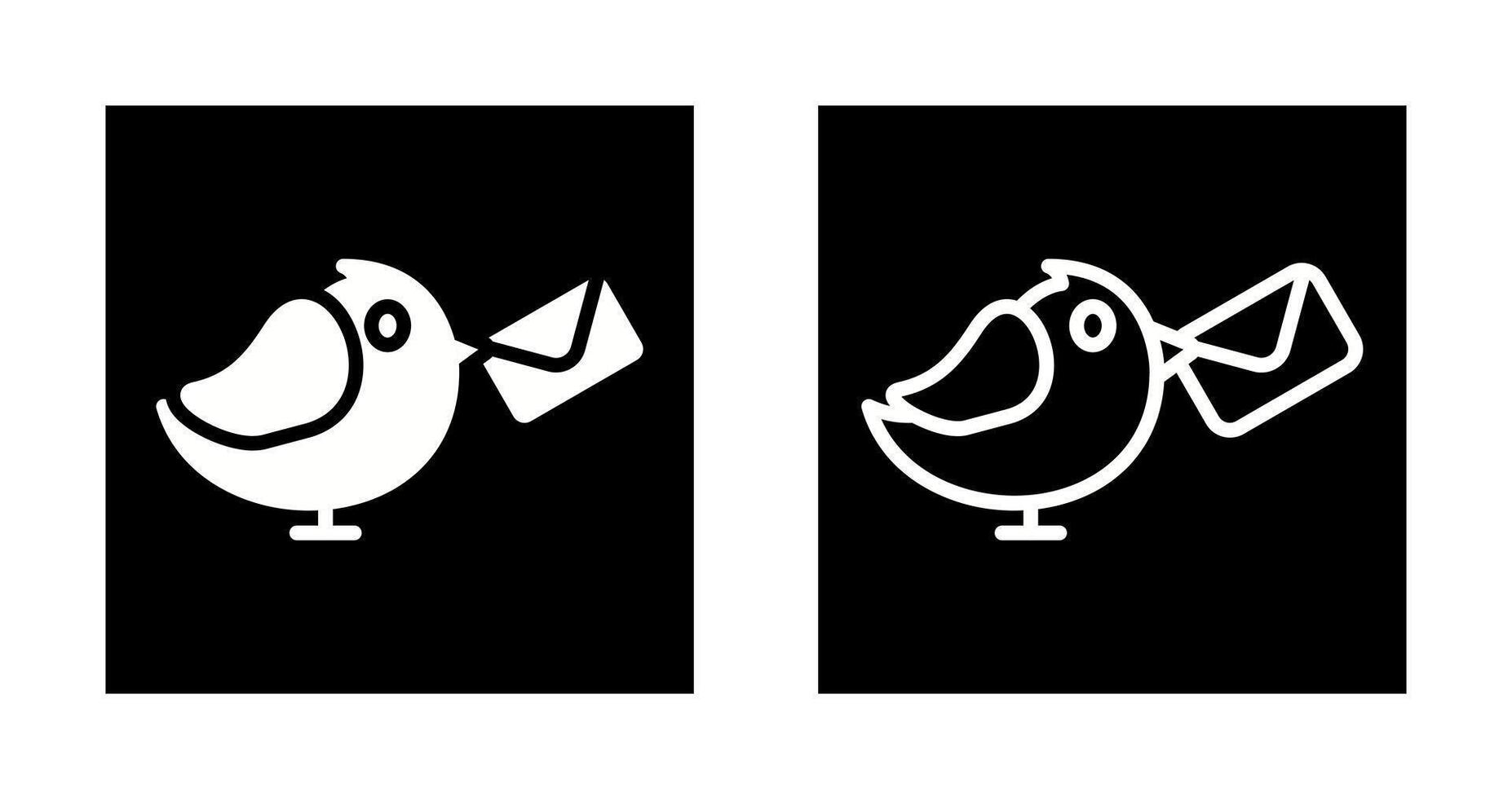 Carrier Pigeon Vector Icon