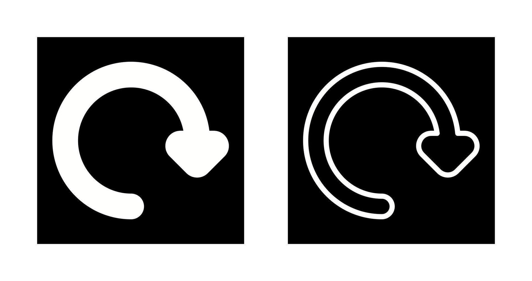 Rotate Right Vector Icon