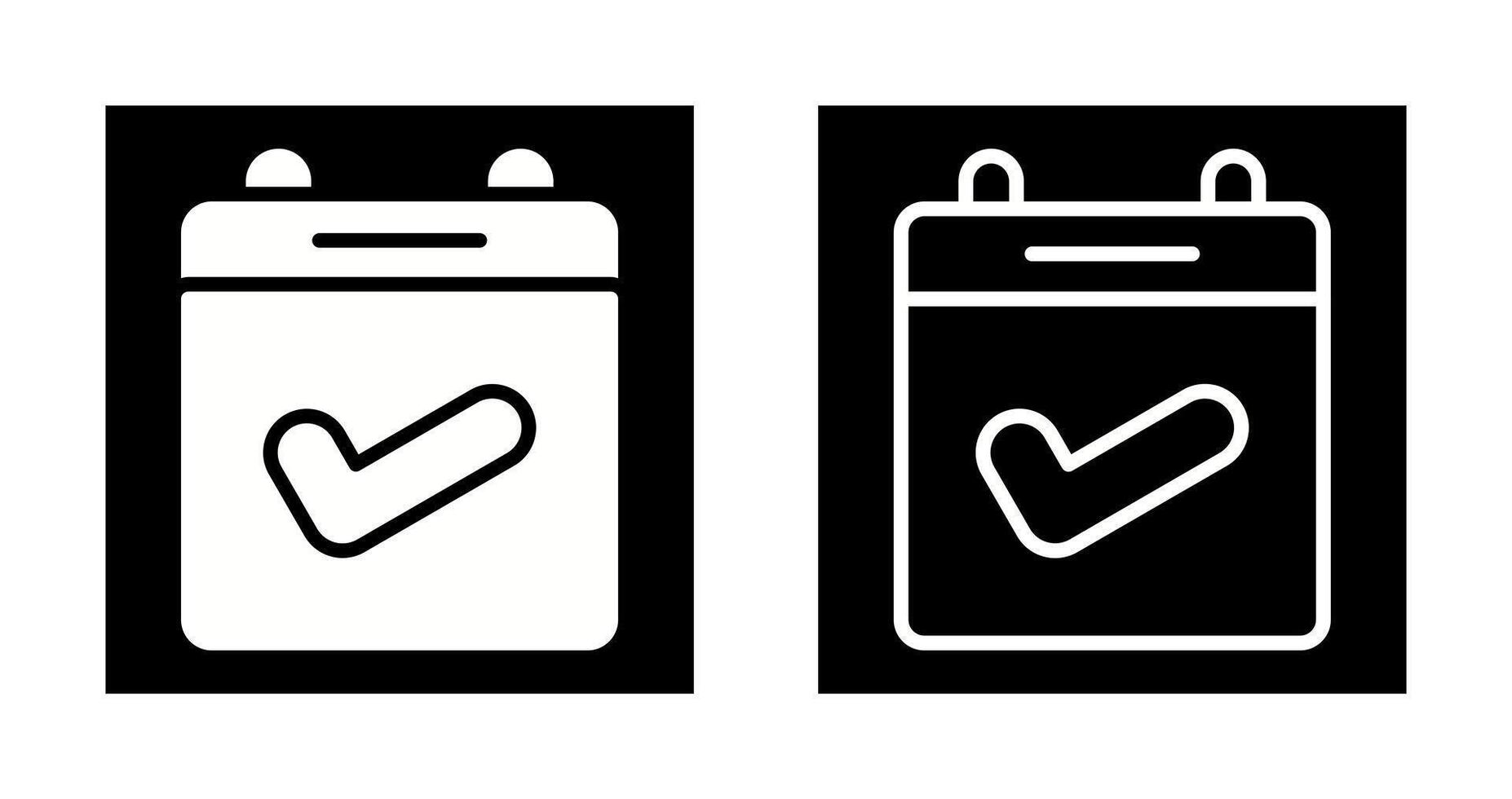 Calendar Check Vector Icon