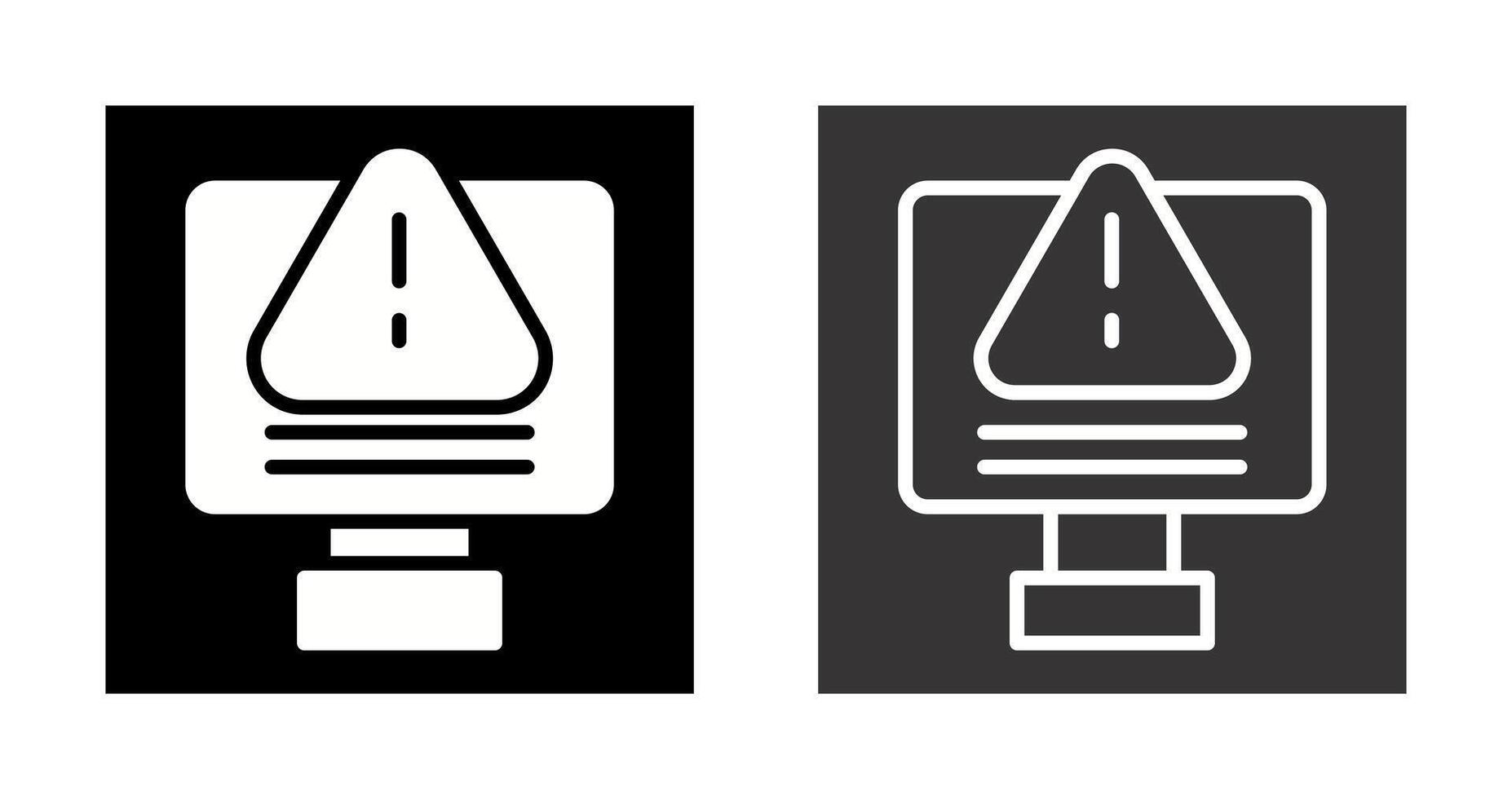 IT System Failure Vector Icon