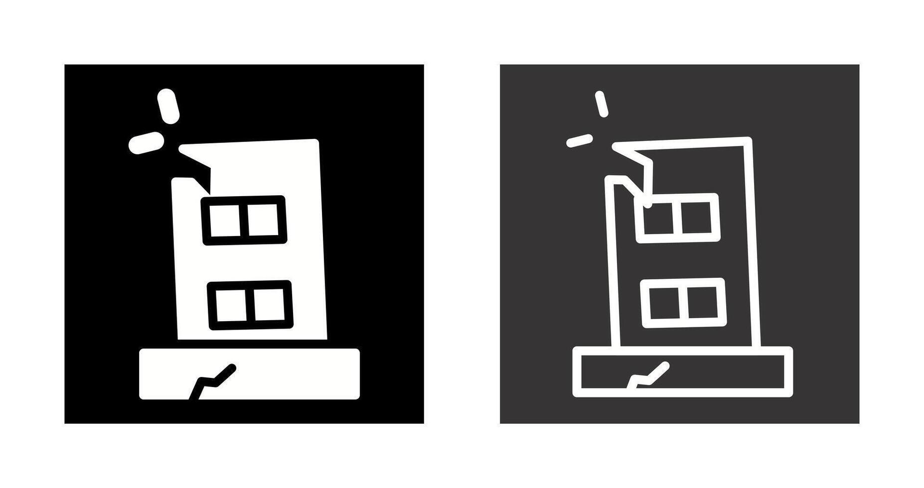 Facility Damage Vector Icon