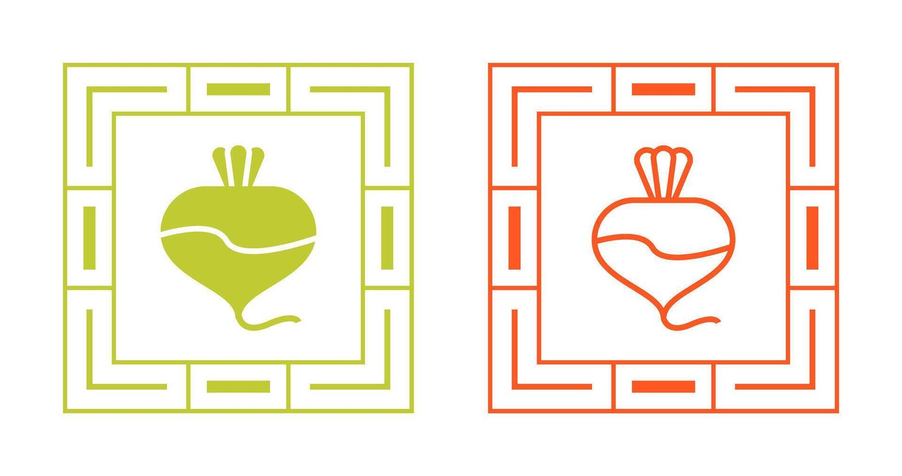 Turnip Vector Icon