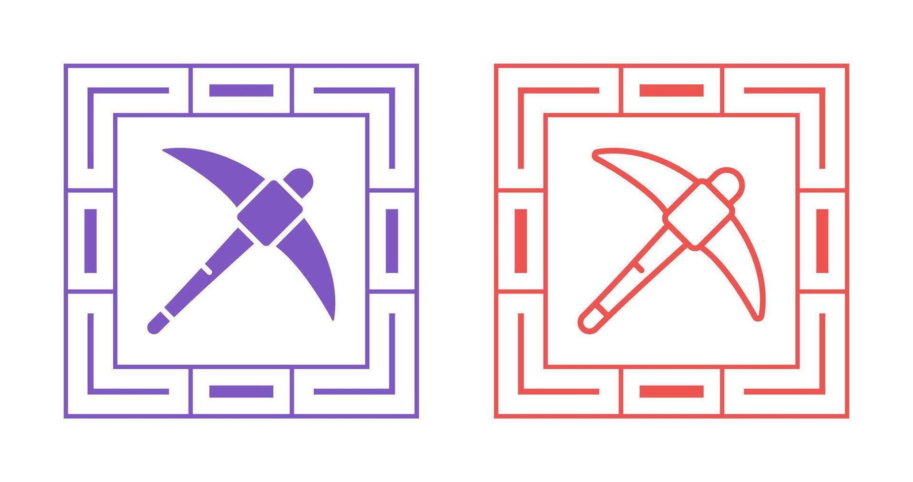 Pickaxe Vector Icon