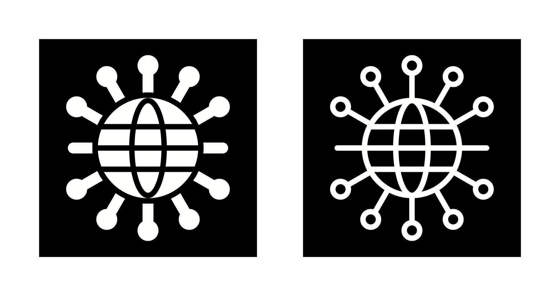 Network Topology Vector Icon