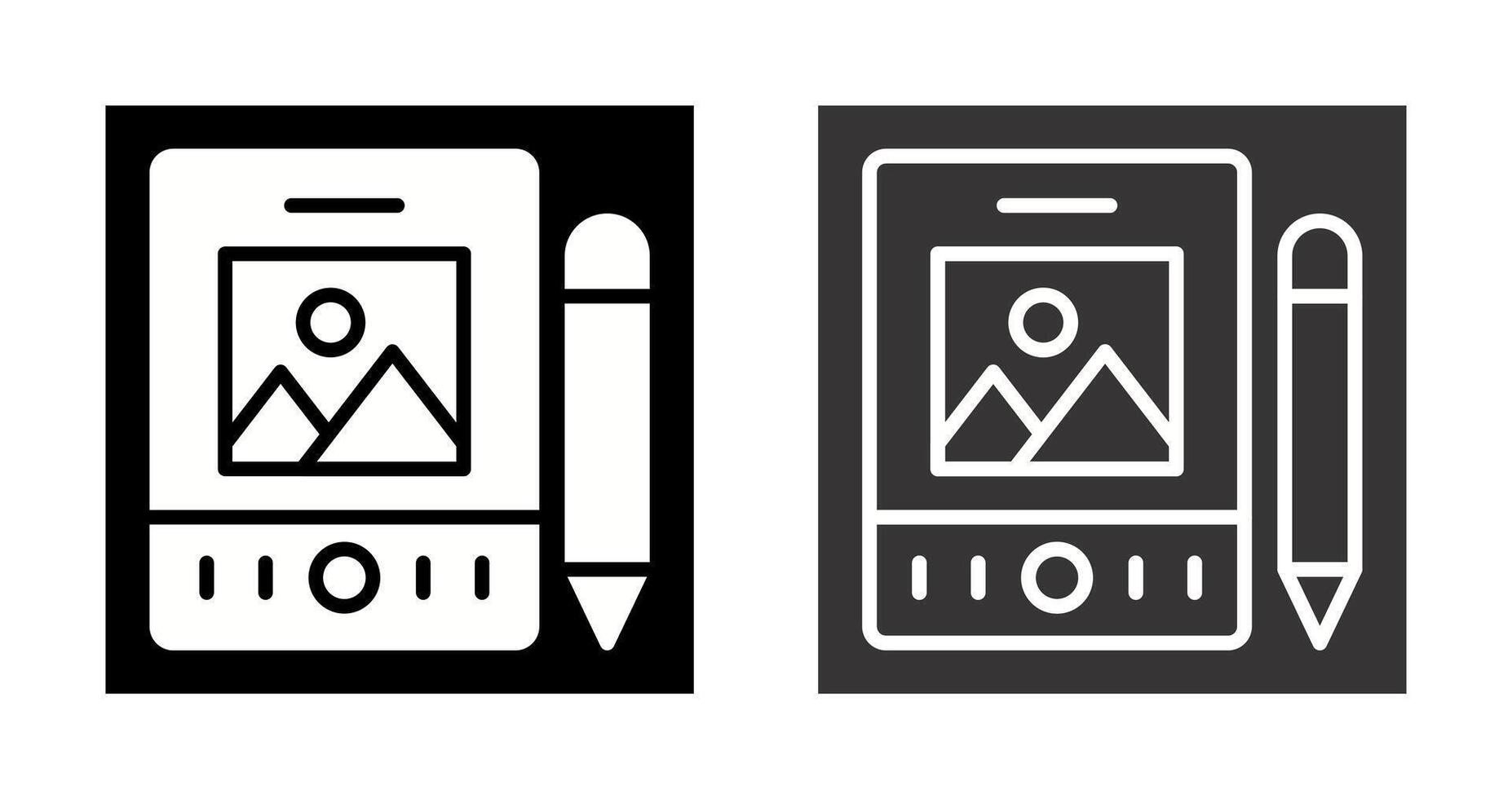 Pen Tablet Vector Icon