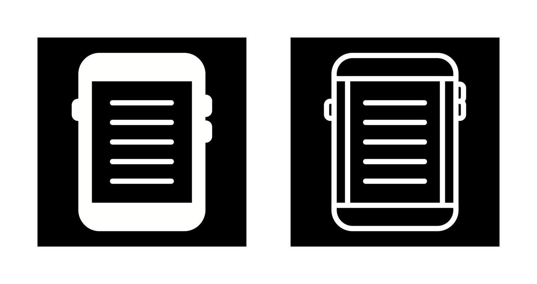 E-reader Vector Icon