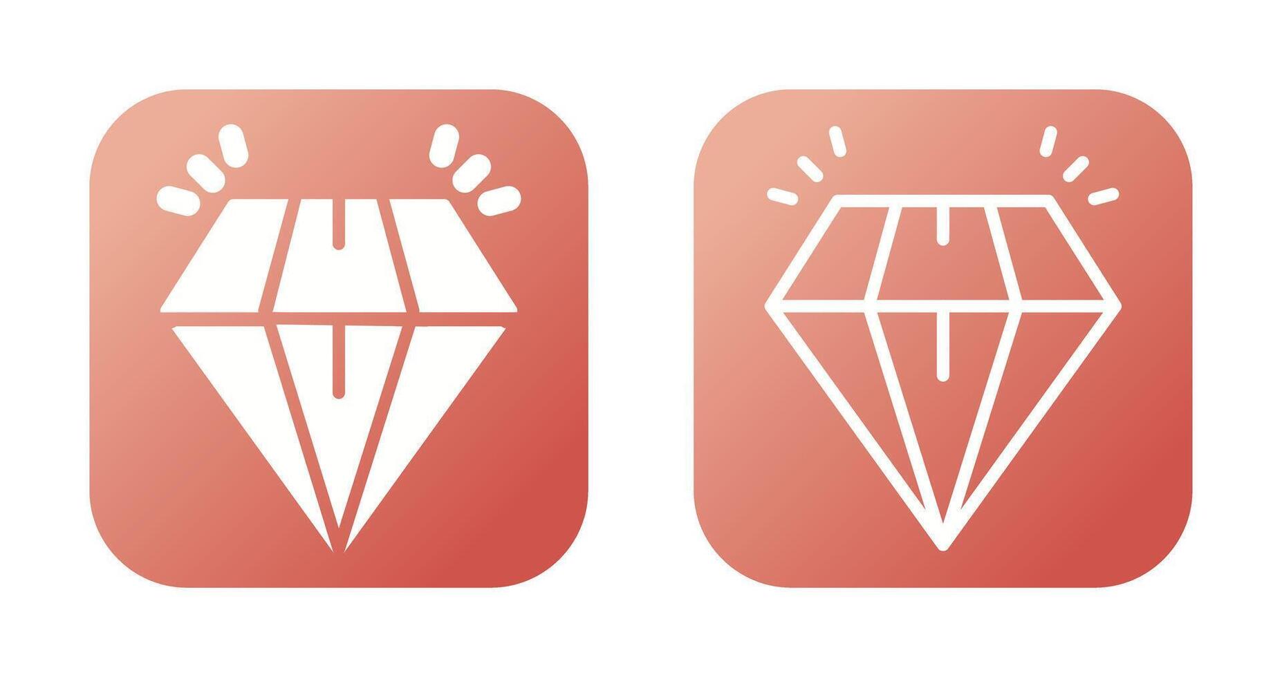 Diamond Vector Icon