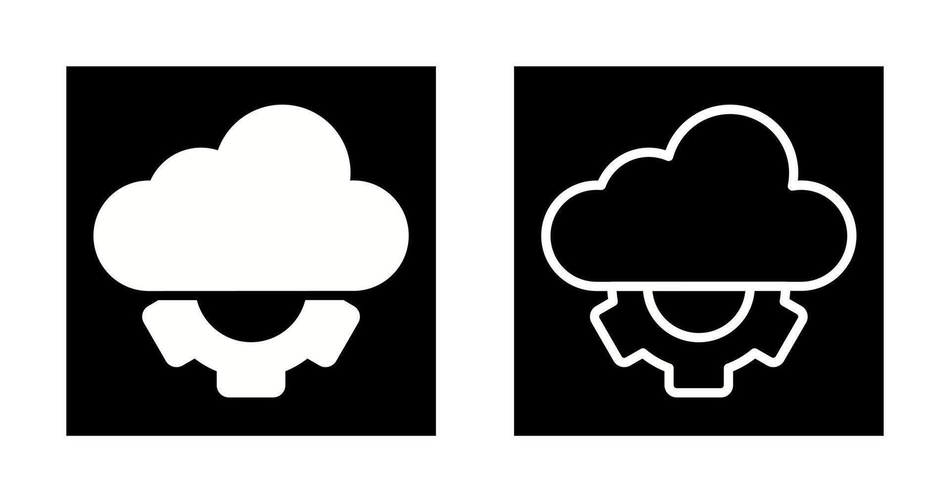 Cloud API Vector Icon