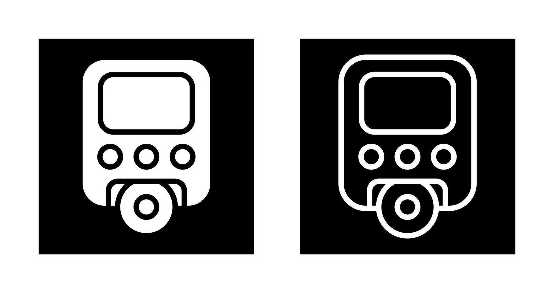 Portable DVD Player Vector Icon