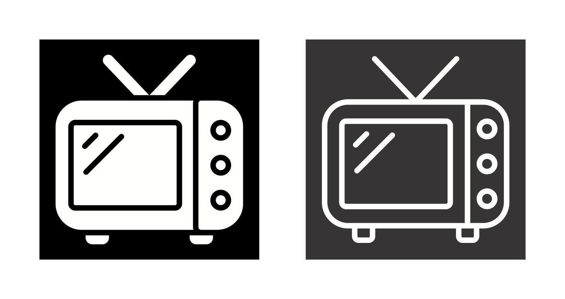 icono de vector de television