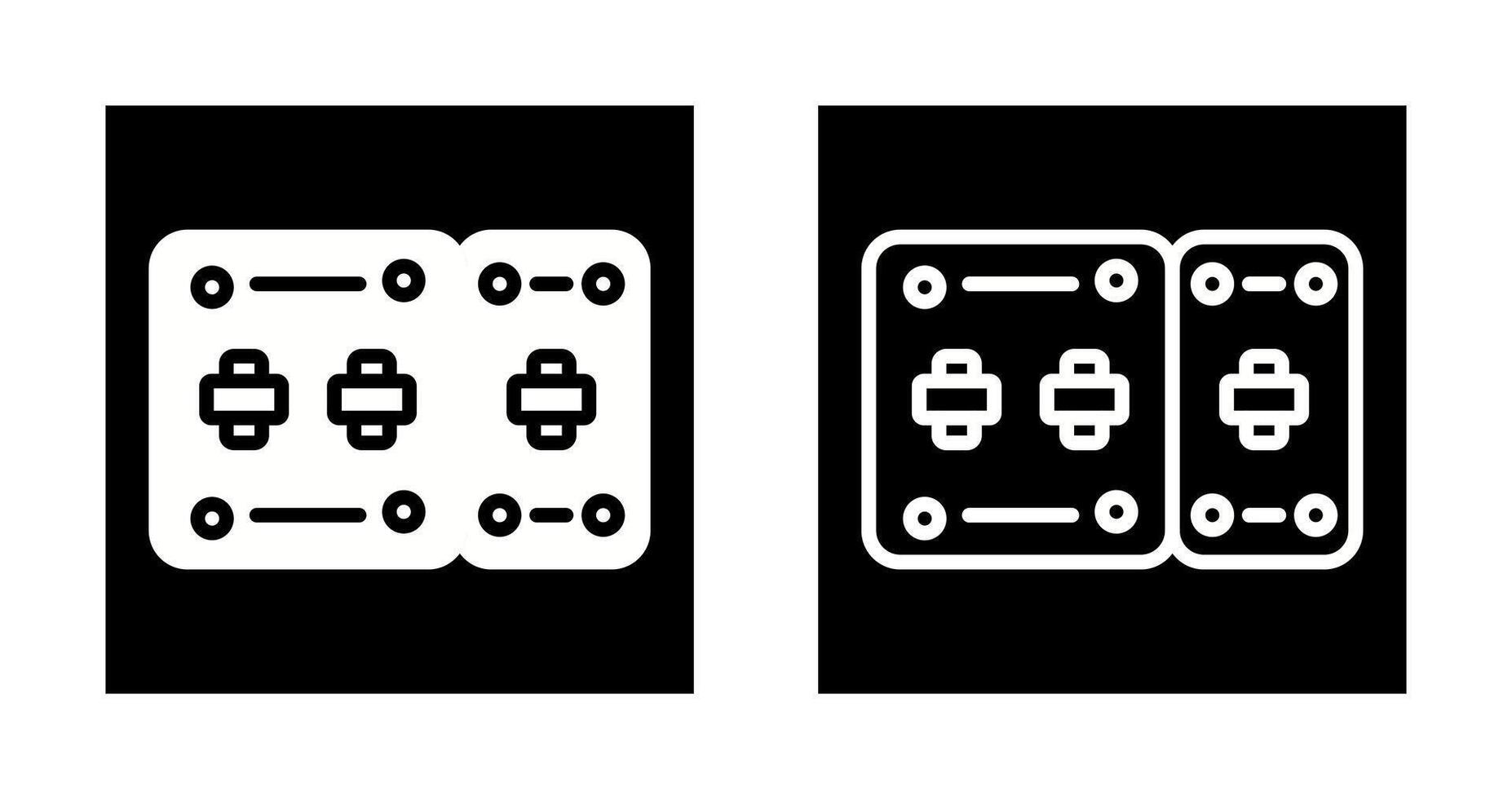 circuito interruptor automático vector icono