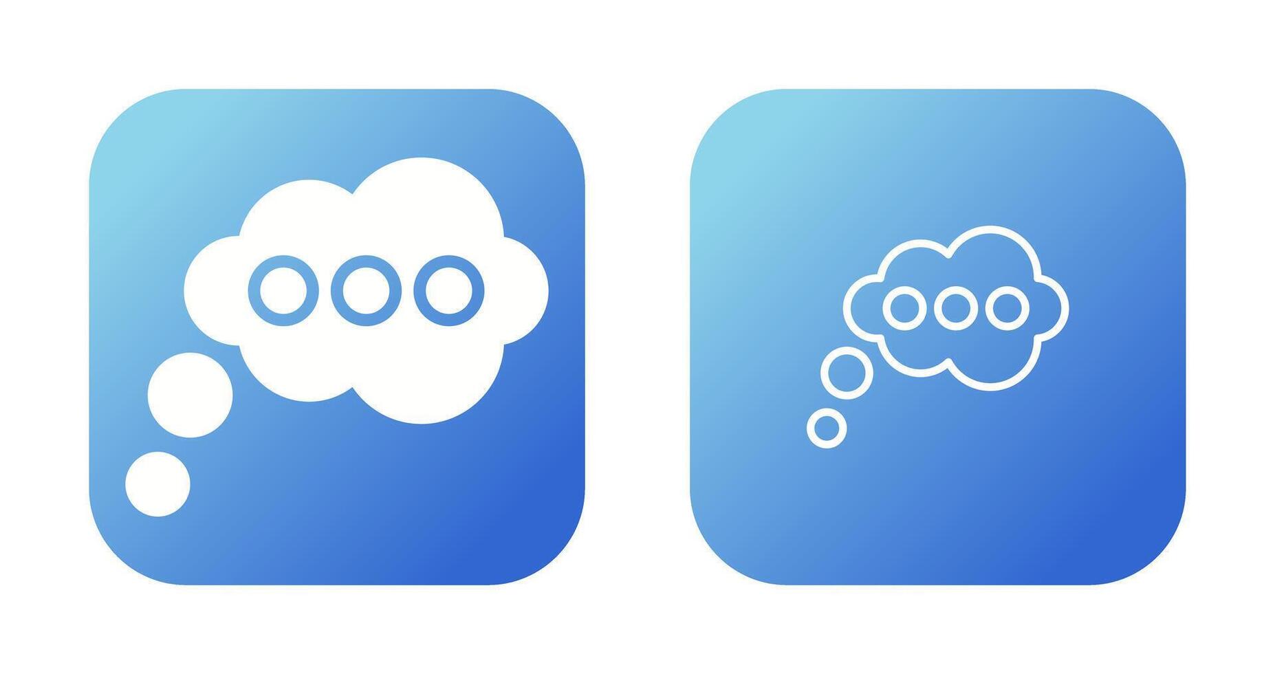 Thinking Vector Icon