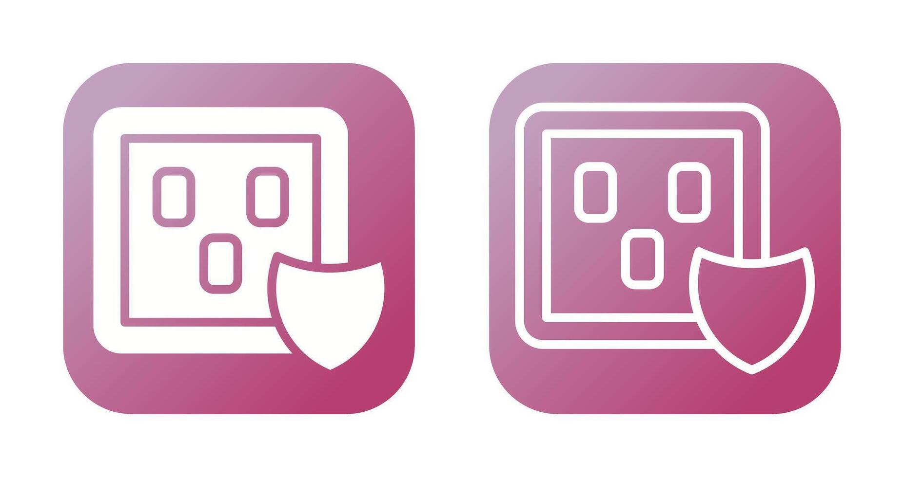 Surge Protector Vector Icon