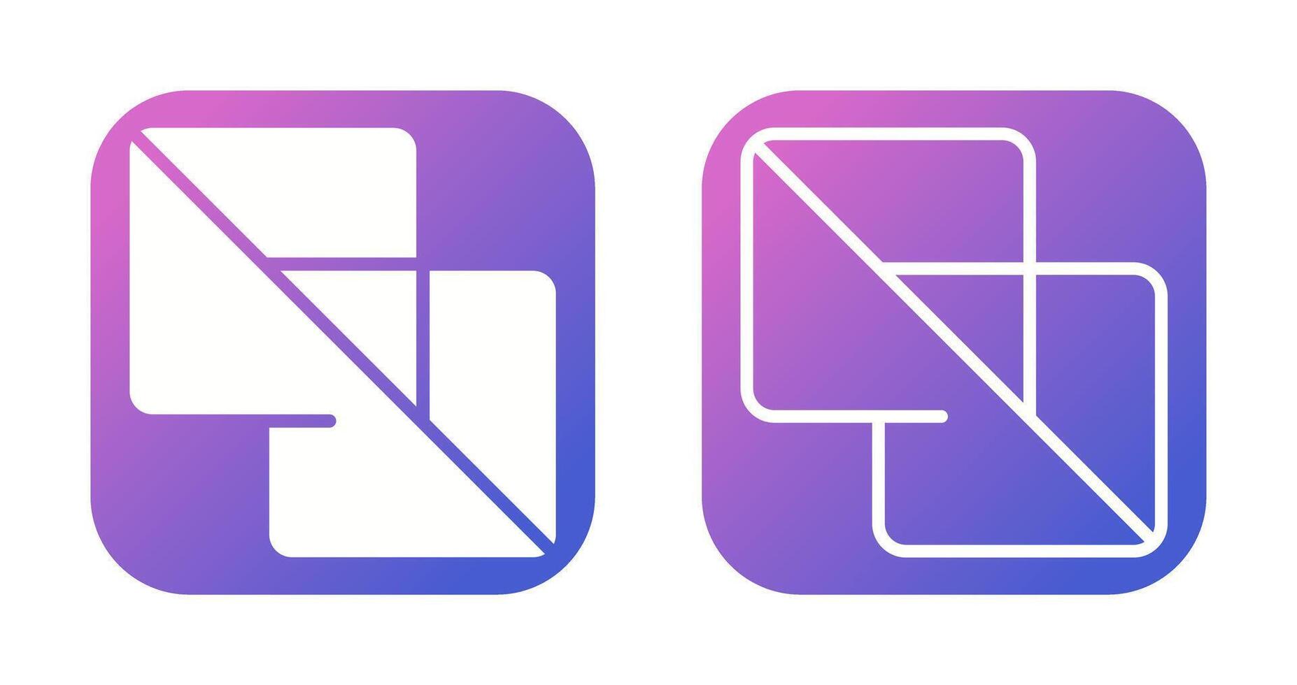 Flatten Vector Icon