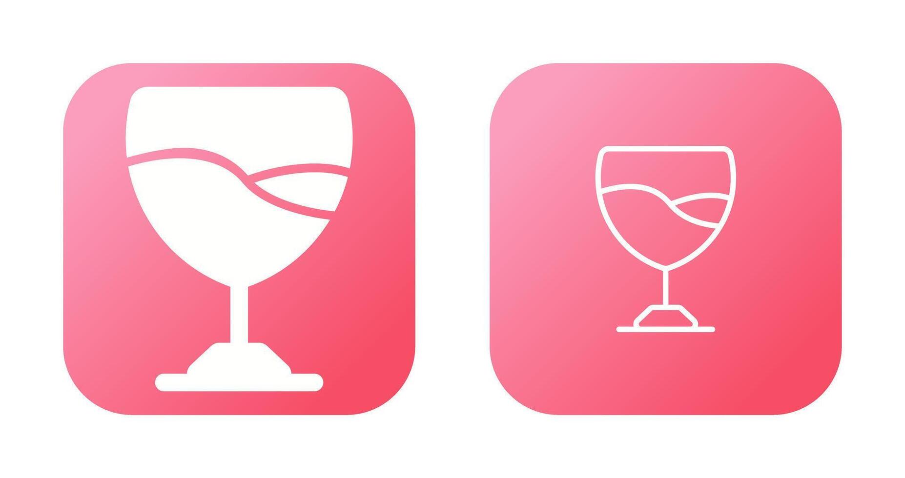 Wine Glass Vector Icon