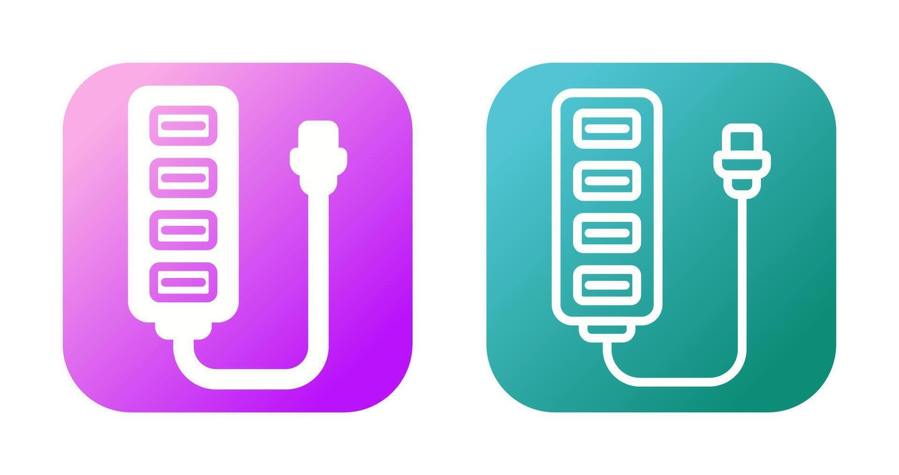USB Hub Vector Icon