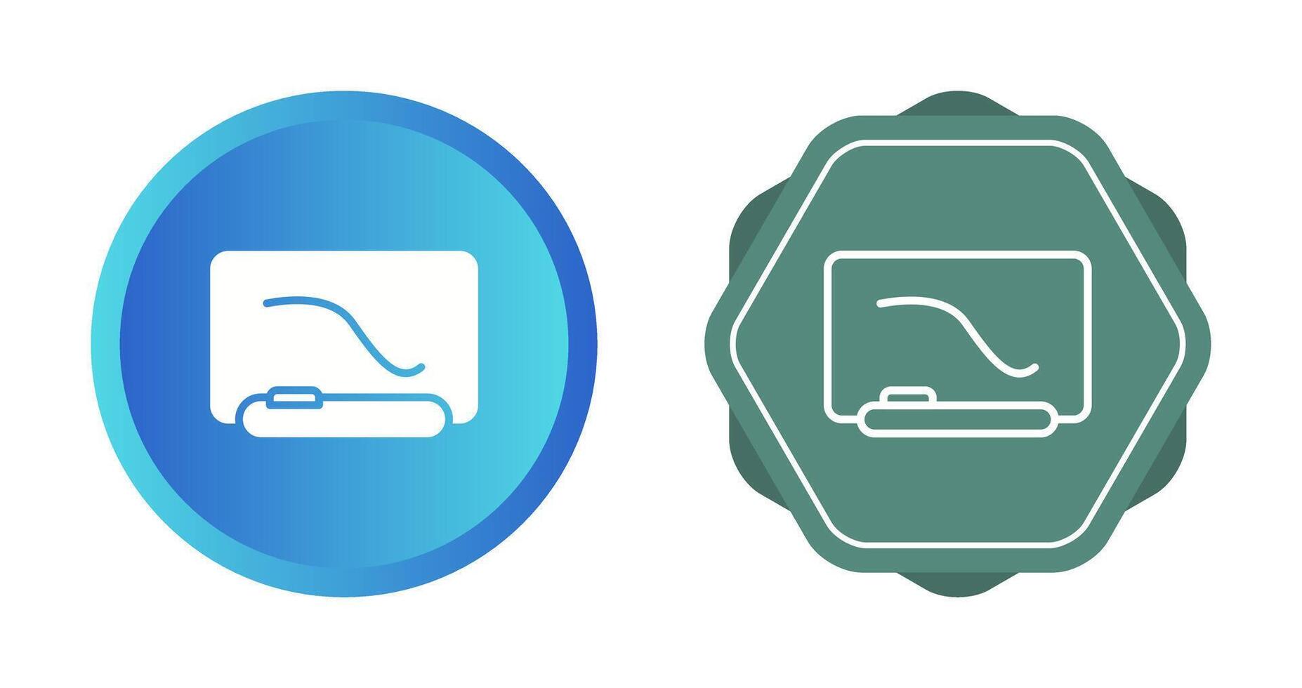 Interactive Whiteboard Vector Icon