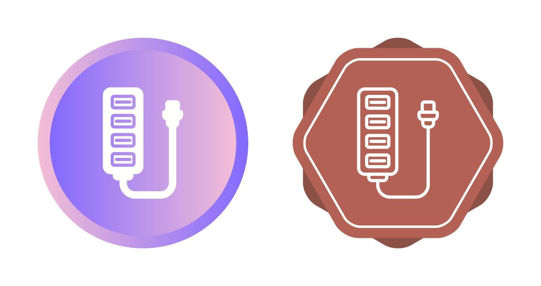 USB Hub Vector Icon