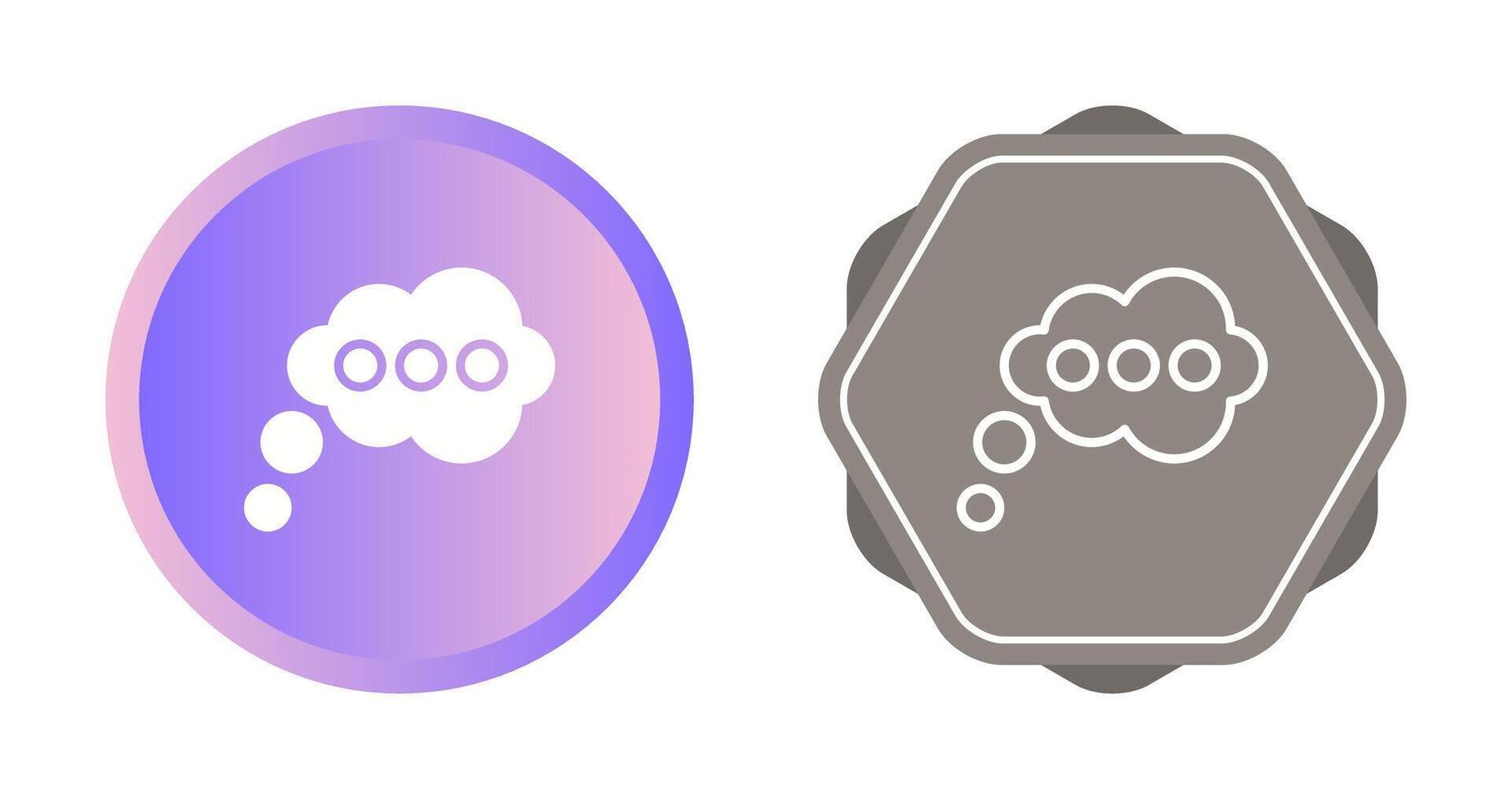 Thinking Vector Icon