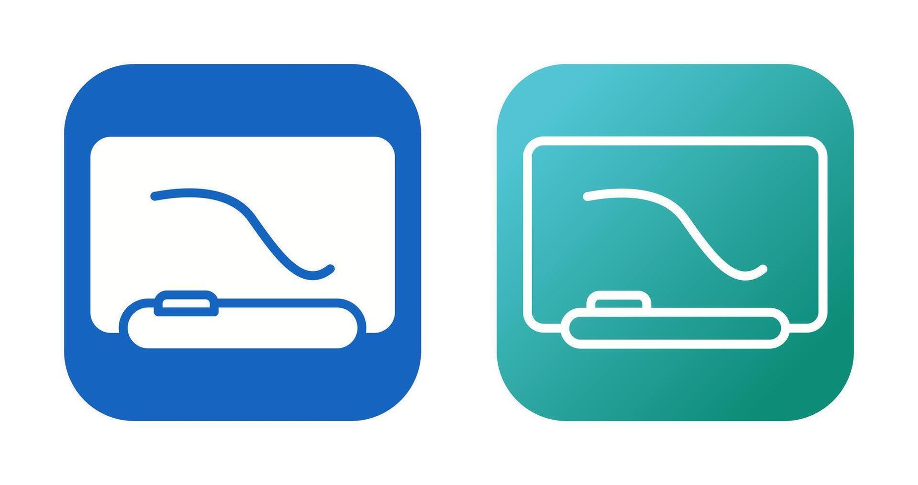 Interactive Whiteboard Vector Icon