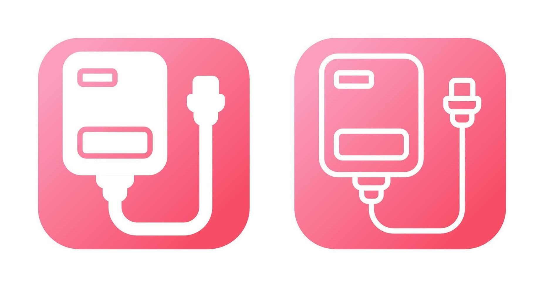 External Hard Drive Vector Icon