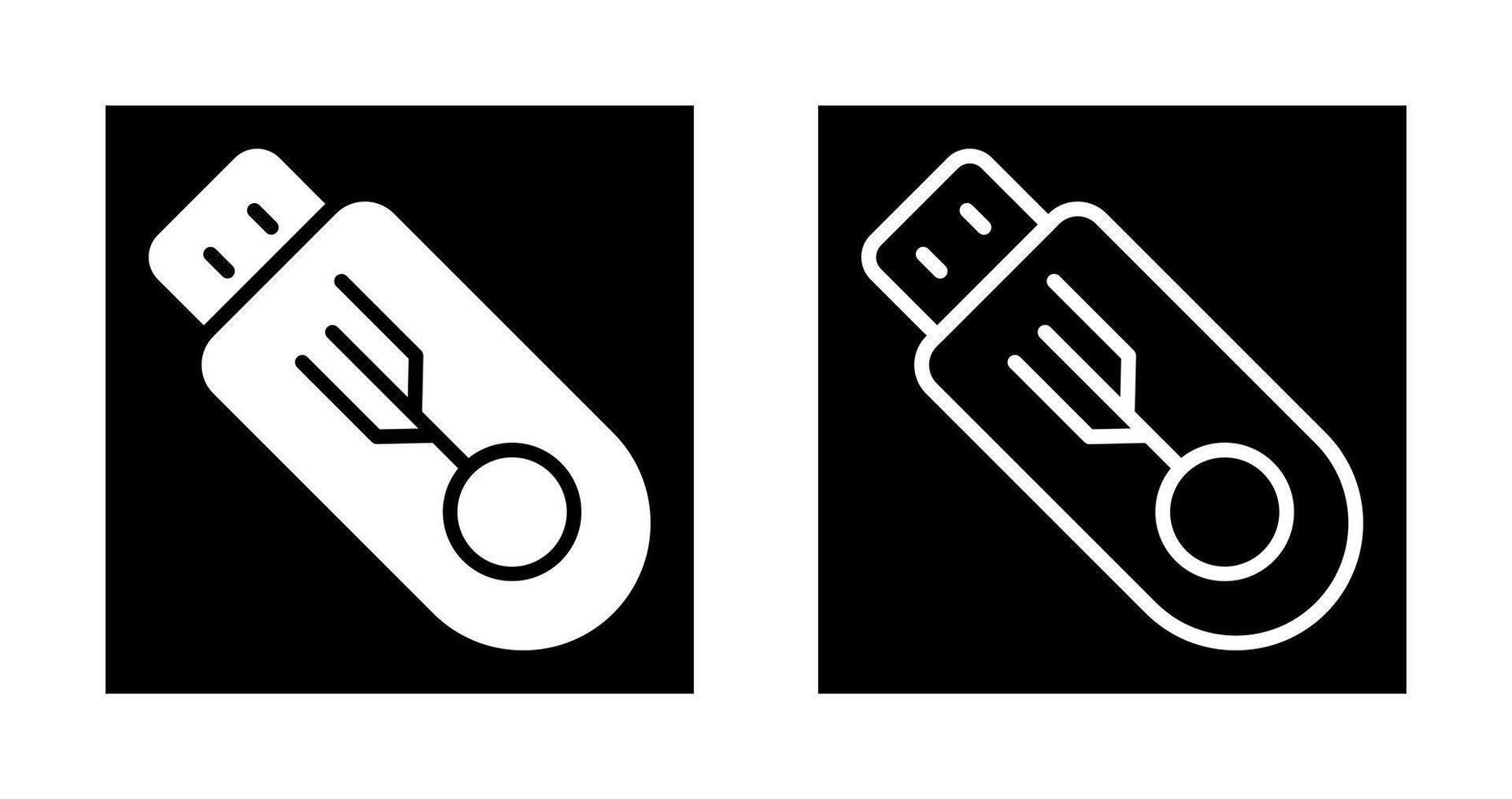 USB Flash Drive Vector Icon